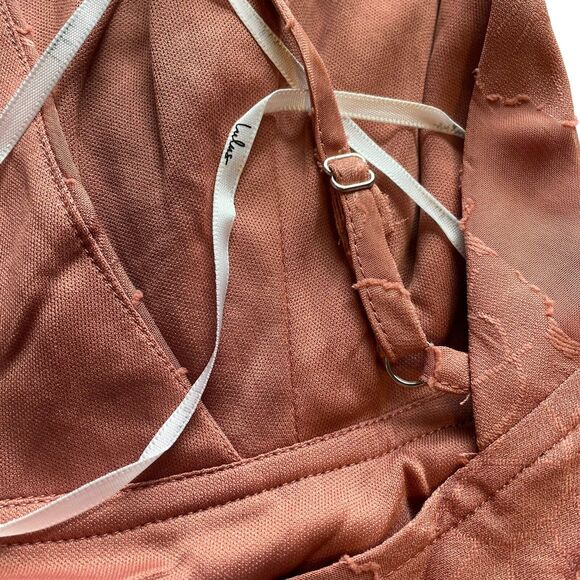 Lulu’s  Mini Dress Days Of Beauty Dusty Rose Size Small New With Tags Size XS - Picture 8 of 9